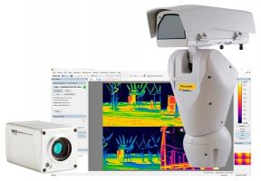 Pan and tilt head for IR camera systems